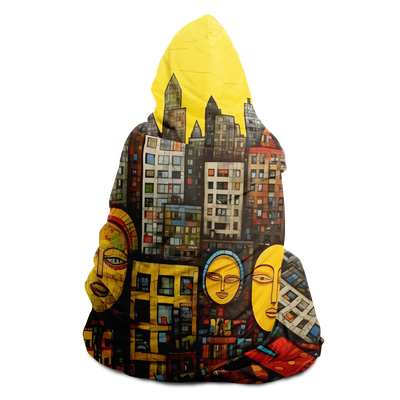 NEW YORKERS HOODED BLANKET