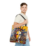 LADY LIBERTY STREET ART TOTE BAG