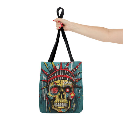 LIBERTY SKULL TOTE BAG