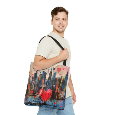 LOVE NEW YORK STREET ART TOTE BAG