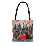 LOVE NEW YORK STREET ART TOTE BAG