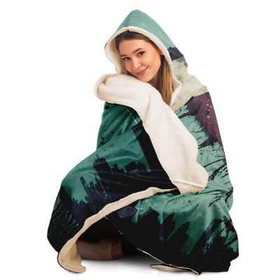 IN MY HEART NEW YORK HOODED BLANKET