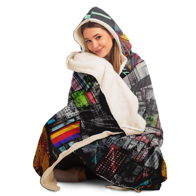 LADY LIBERTY HOODED BLANKET