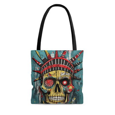 LIBERTY SKULL TOTE BAG