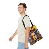 LADY LIBERTY STREET ART TOTE BAG