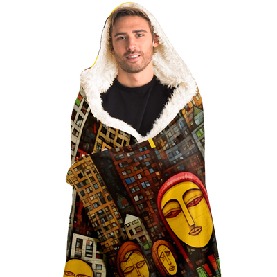 NEW YORKERS HOODED BLANKET