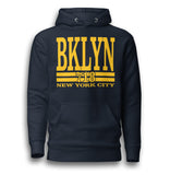 BKLYN 718 NEW YORK CITY NAVY UNISEX HOODIE