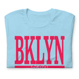 BKLYN 718 NEW YORK CITY OCEAN BLUE UNISEX T-SHIRT