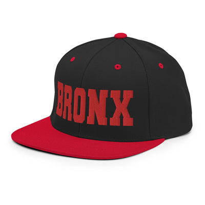 BRONX BLACK AND RED SNAPBACK