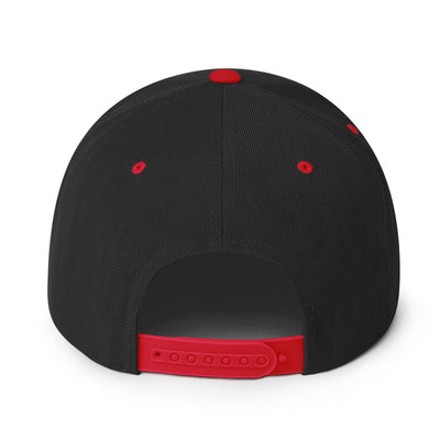 BRONX BLACK AND RED SNAPBACK