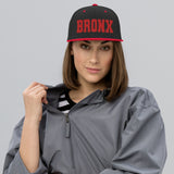 BRONX BLACK AND RED SNAPBACK