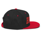 BRONX BLACK AND RED SNAPBACK