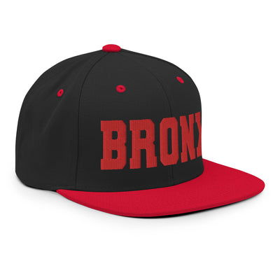 BRONX BLACK AND RED SNAPBACK