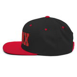 BRONX BLACK AND RED SNAPBACK