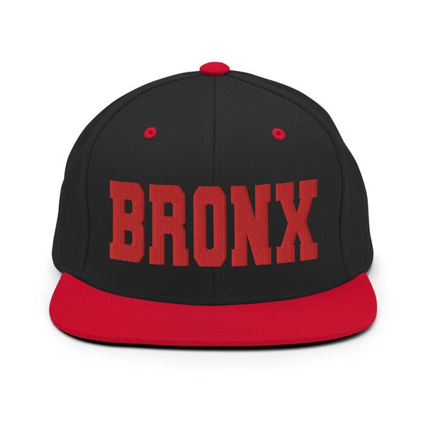 BRONX BLACK AND RED SNAPBACK