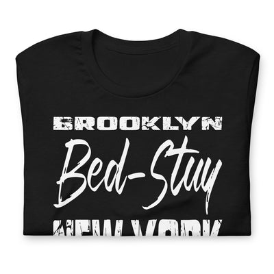 BROOKLYN BED-STUY NY BLACK UNISEX T-SHIRT