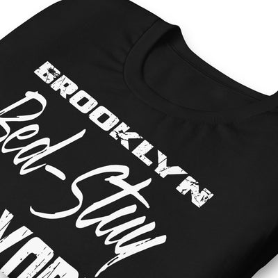 BROOKLYN BED-STUY NY BLACK UNISEX T-SHIRT