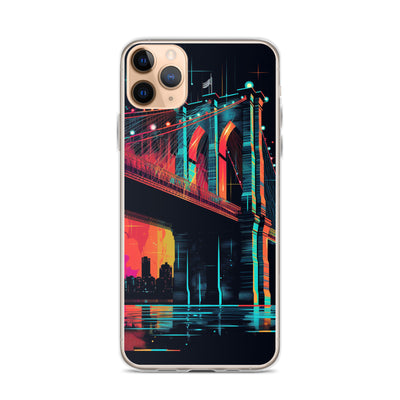 BROOKLYN BRIDGE AT NIGHT IPHONE CASE