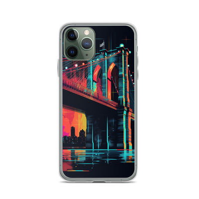 BROOKLYN BRIDGE AT NIGHT IPHONE CASE