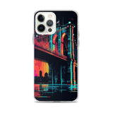 BROOKLYN BRIDGE AT NIGHT IPHONE CASE