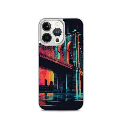 BROOKLYN BRIDGE AT NIGHT IPHONE CASE