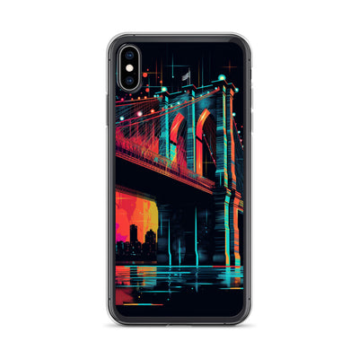 BROOKLYN BRIDGE AT NIGHT IPHONE CASE