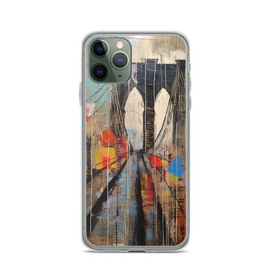 BROOKLYN BRIDGE STREET PAINT IPHONE CASE