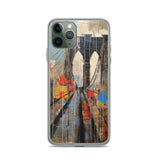 BROOKLYN BRIDGE STREET PAINT IPHONE CASE