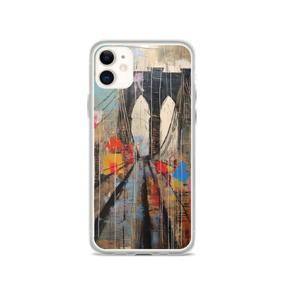 BROOKLYN BRIDGE STREET PAINT IPHONE CASE