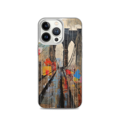 BROOKLYN BRIDGE STREET PAINT IPHONE CASE