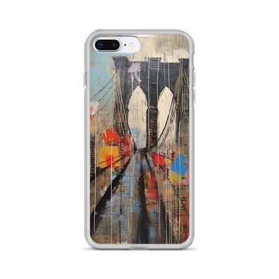 BROOKLYN BRIDGE STREET PAINT IPHONE CASE