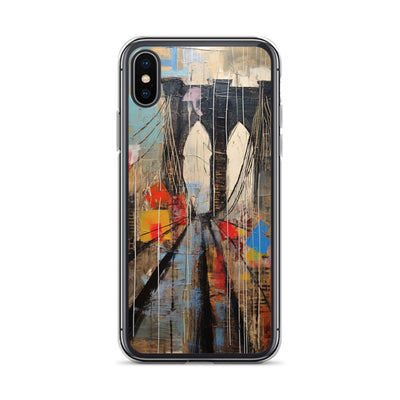 BROOKLYN BRIDGE STREET PAINT IPHONE CASE