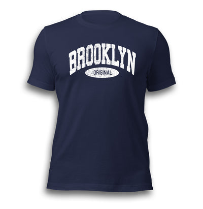 BROOKLYN ORIGINAL NAVY UNISEX T-SHIRT