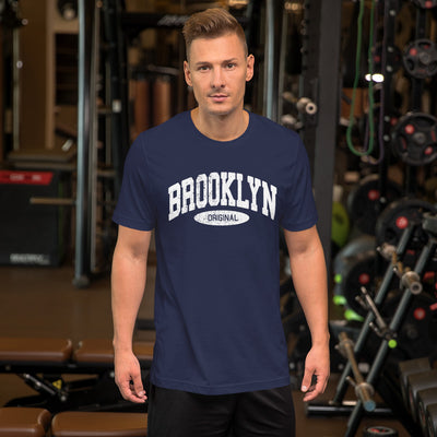 BROOKLYN ORIGINAL NAVY UNISEX T-SHIRT