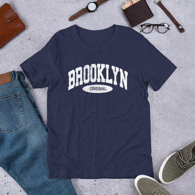 BROOKLYN ORIGINAL NAVY UNISEX T-SHIRT