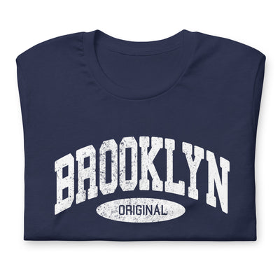 BROOKLYN ORIGINAL NAVY UNISEX T-SHIRT