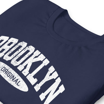 BROOKLYN ORIGINAL NAVY UNISEX T-SHIRT