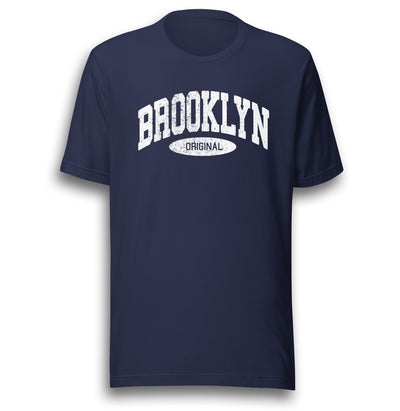 BROOKLYN ORIGINAL NAVY UNISEX T-SHIRT