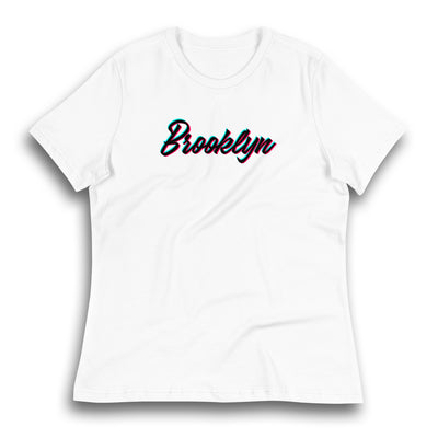 CHROMATIC BROOKLYN WHITE WOMEN'S T-SHIRT