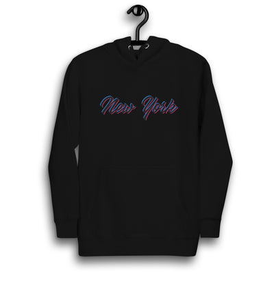 CHROMATIC NEW YORK BLACK UNISEX HOODIE