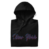 CHROMATIC NEW YORK BLACK UNISEX HOODIE