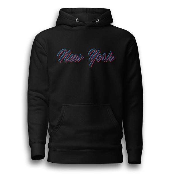 CHROMATIC NEW YORK BLACK UNISEX HOODIE