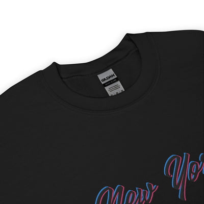 CHROMATIC NEW YORK BLACK UNISEX SWEATSHIRT