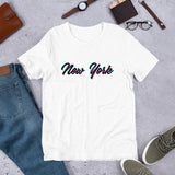 CHROMATIC NEW YORK WHITE UNISEX T-SHIRT