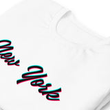 CHROMATIC NEW YORK WHITE UNISEX T-SHIRT