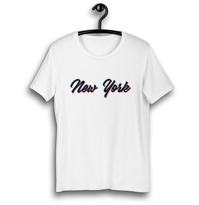 CHROMATIC NEW YORK WHITE UNISEX T-SHIRT