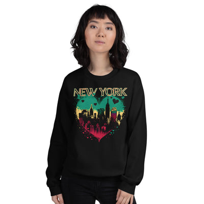 CRAZY NEW YORK LOVE UNISEX SWEATSHIRT