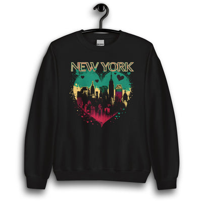 CRAZY NEW YORK LOVE UNISEX SWEATSHIRT