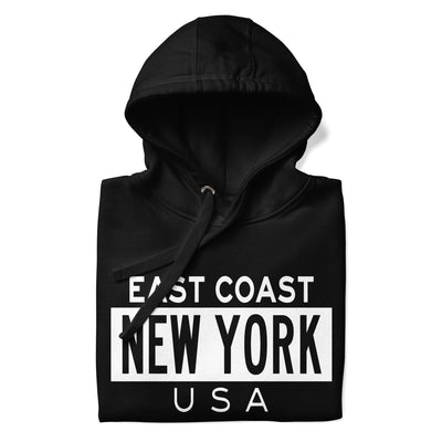 EAST COAST NEW YORK UNISEX HOODIE