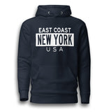 EAST COAST NEW YORK UNISEX HOODIE